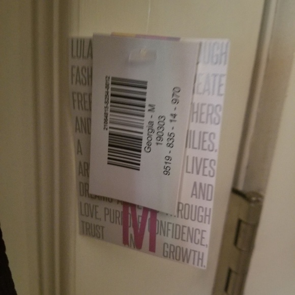 NWT Lularoe Georgia Dress Black Medium - Picture 5 of 5